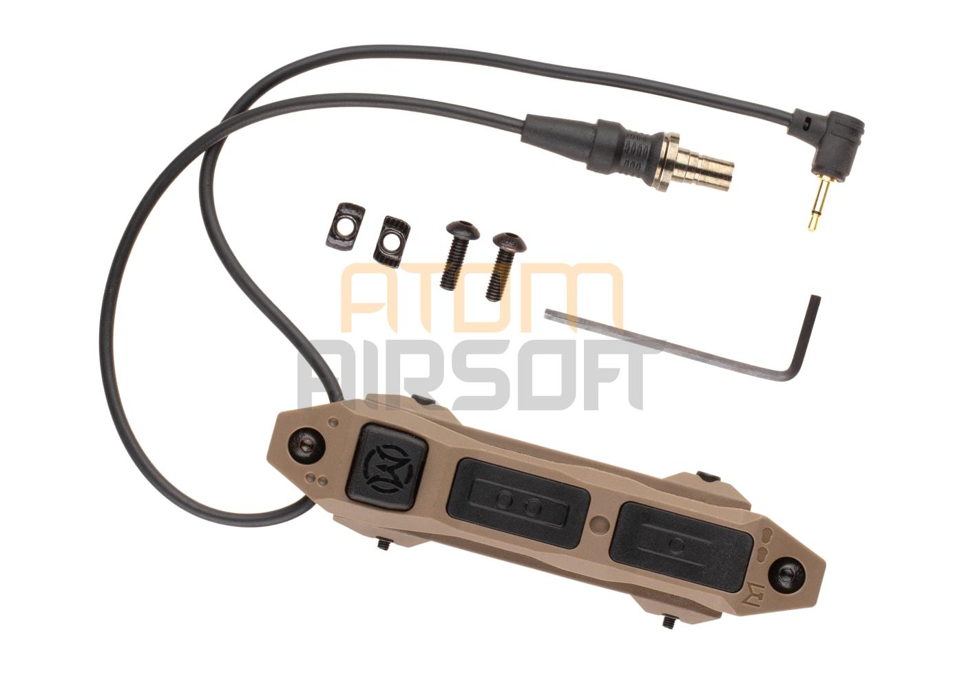 Taktinen laajennettu painokytkin lukittavalla asetuksella (SF ML & 2.5mm) - hiekka