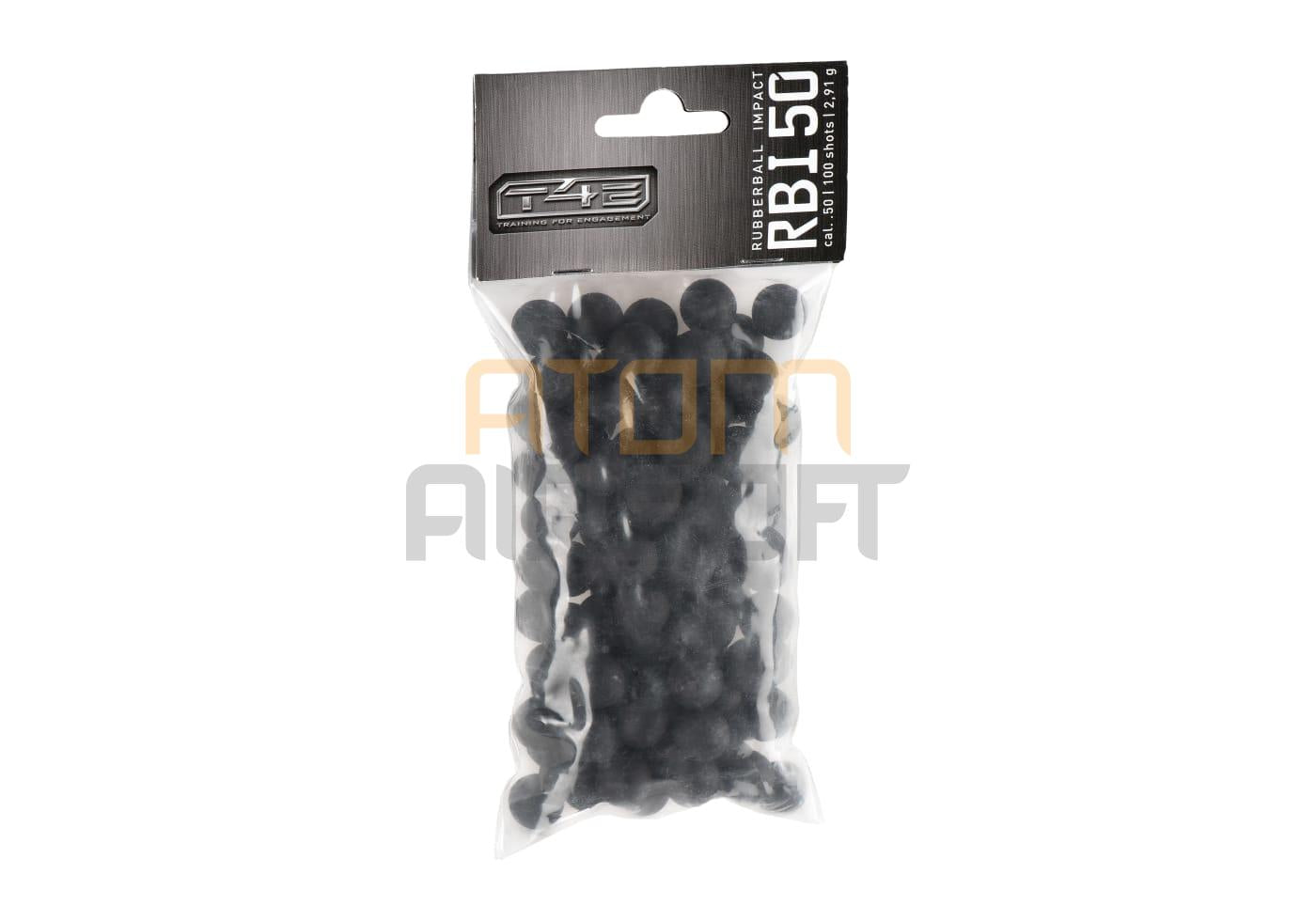 T4E RB RBI steel rubber ball .50cal, 100 pcs