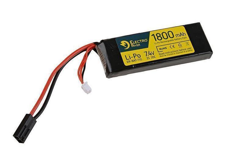 River™ LiPo battery 7.4V 1800mAh 20/40C, mini connector