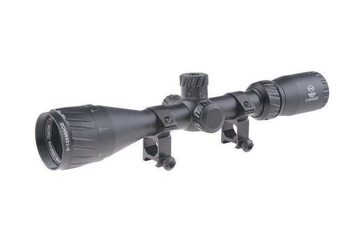 3-12x40 AOE riflescope, illuminated reticle