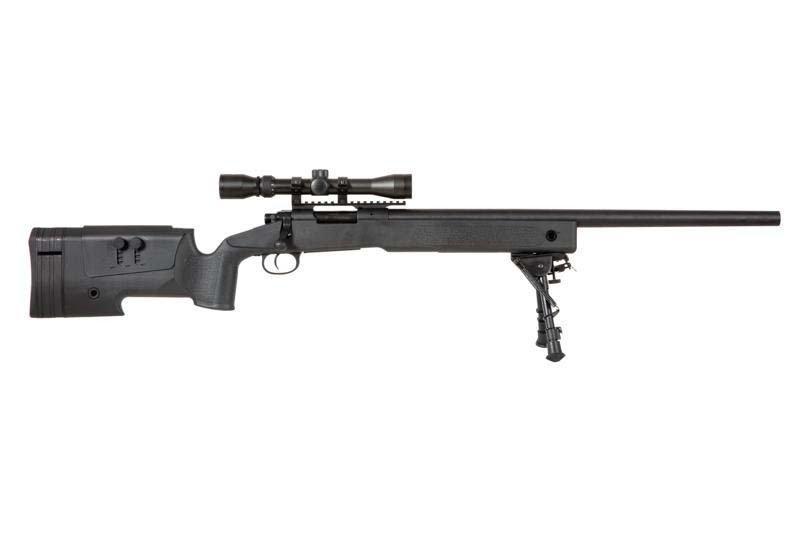 Specna Arms SA-S02 CORE™ Sniper Rifle Replica with Scope and Bipod - black