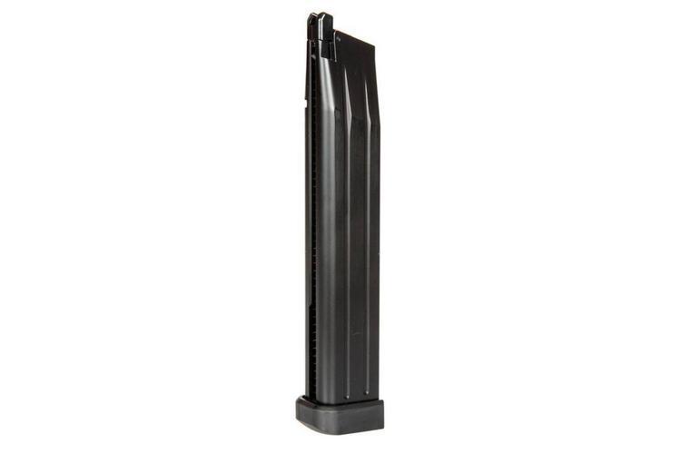 HX Series GBB Gas Magazine, 50 Rounds - Black