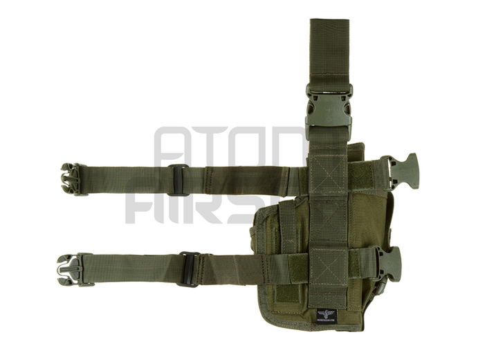 SOF Universal Pistol Thigh Holster, Left Handed - OD