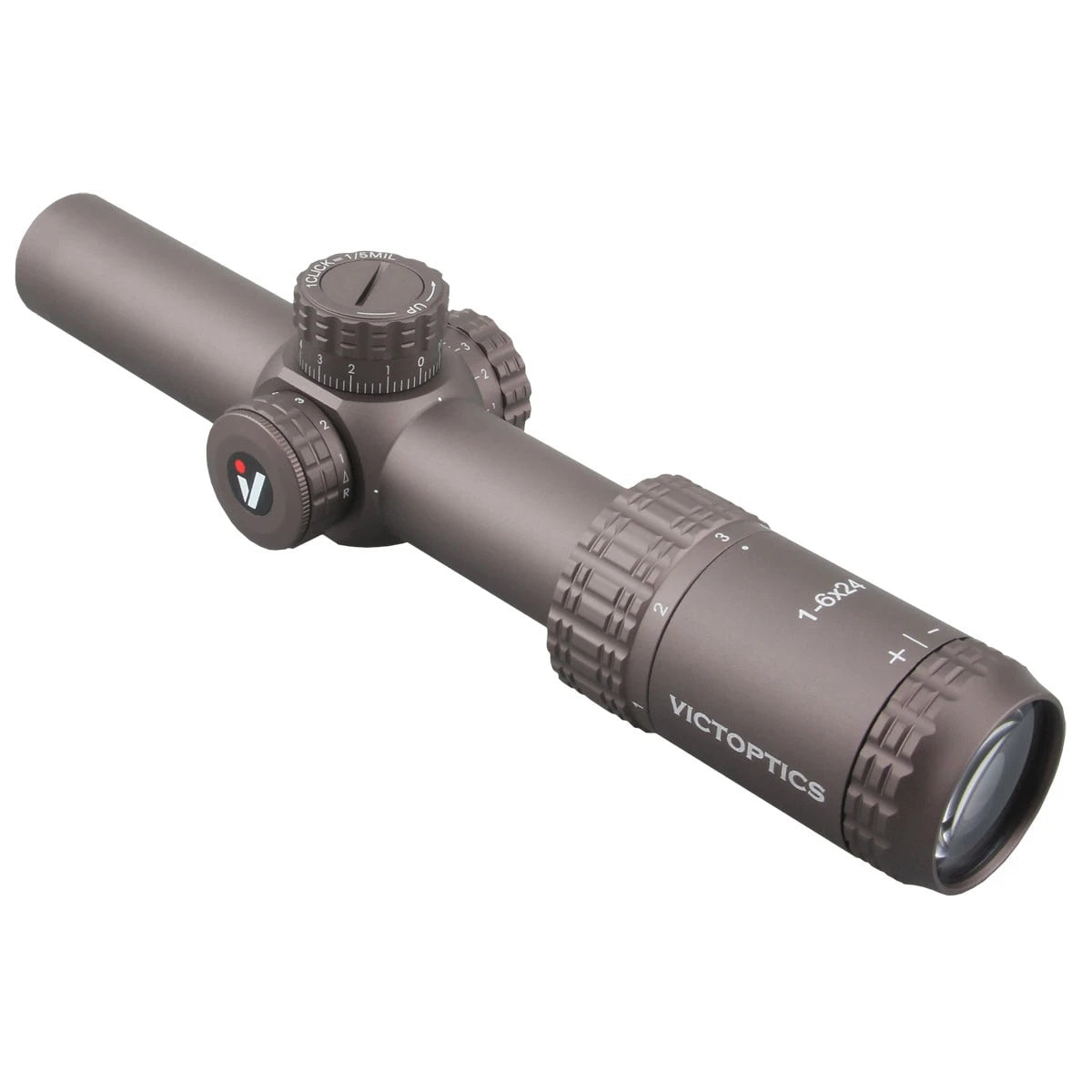 S6 1-6x24 LPVO short-dot riflescope - Chaos Bronze