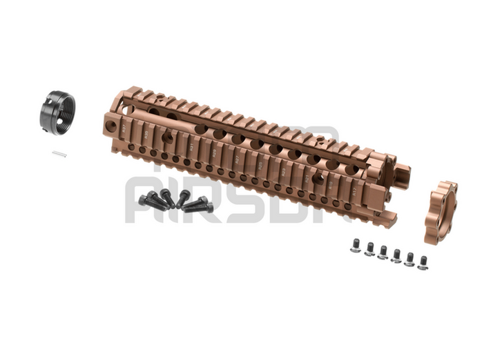 Daniel Defense Licensed AR15 RIS Rail (9.5 inches) - Sand