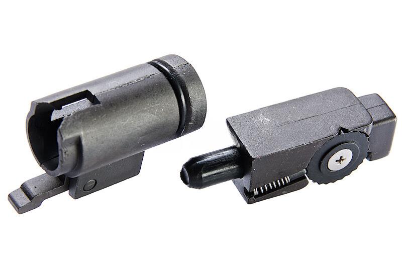 Tokyo Marui MWS GBBR hop-up unit and adjustment wheel with frame (zinc die-cast part)