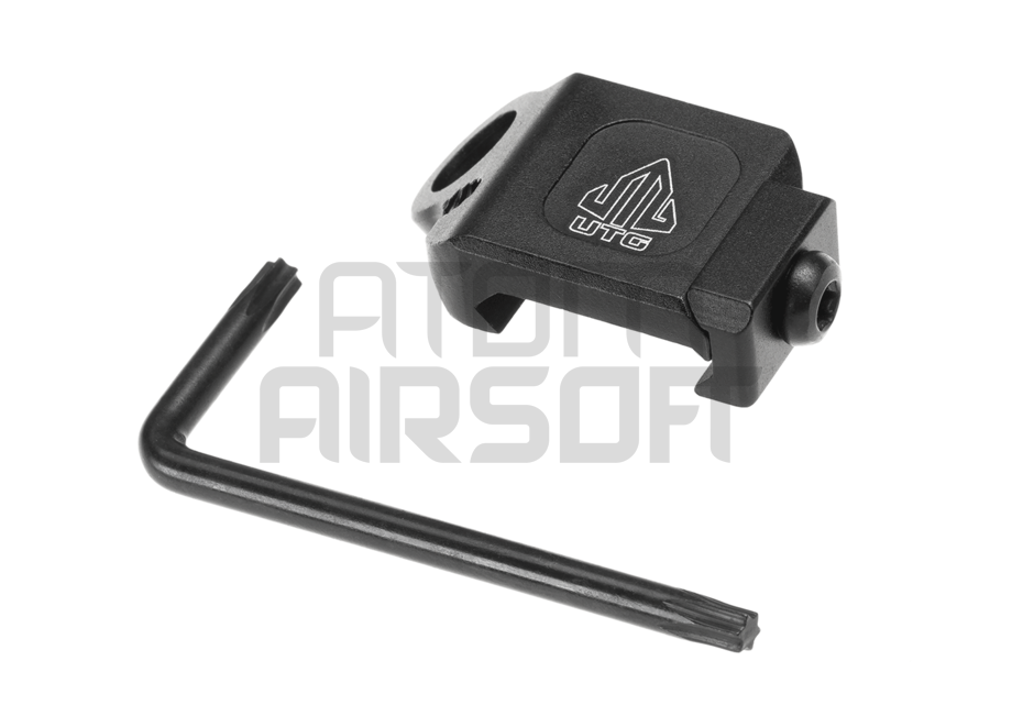 / UTG "Low Profile Picatinny Angled QD Sling Swivel" sling mount