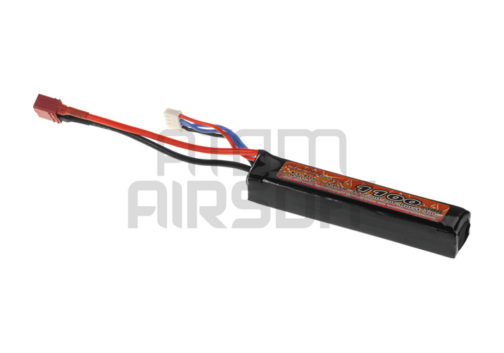 11.1V 1100mAh LiPo battery, 20c - T-plug/Deans
