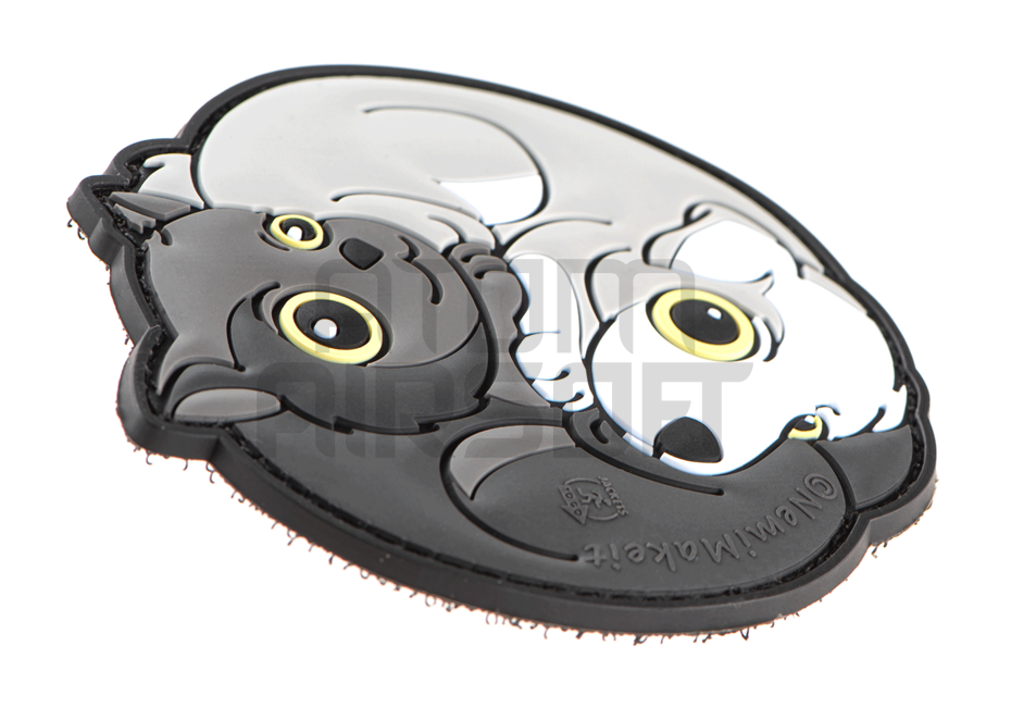 Yin & Yan cat sign - black