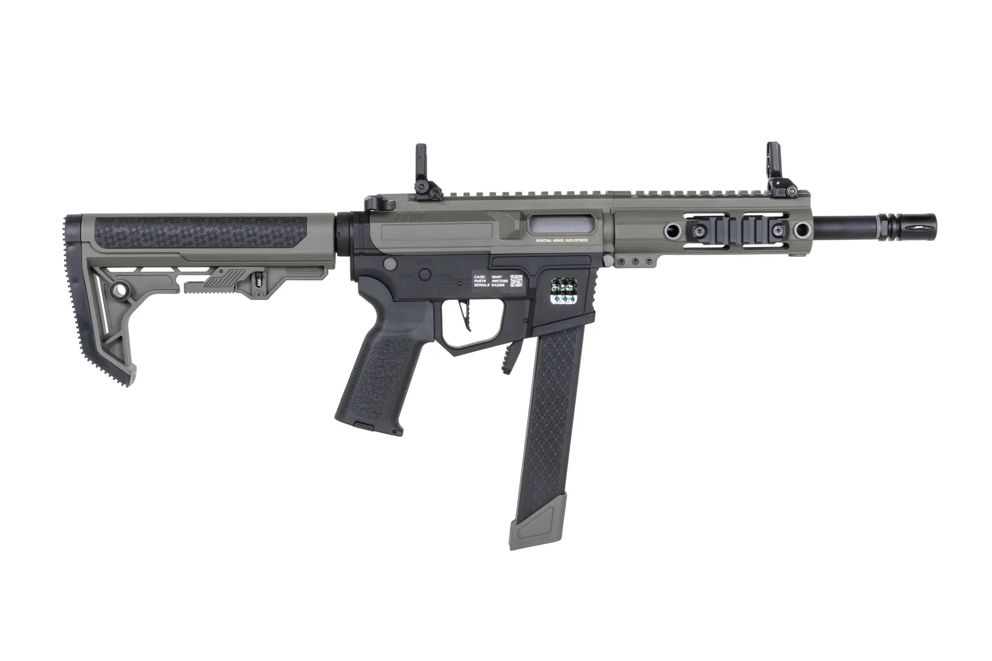 Specna Arms SA-FX01 FLEX™ BLDC™ HAL ETU Gen.2 airsoft Carbine - Olive