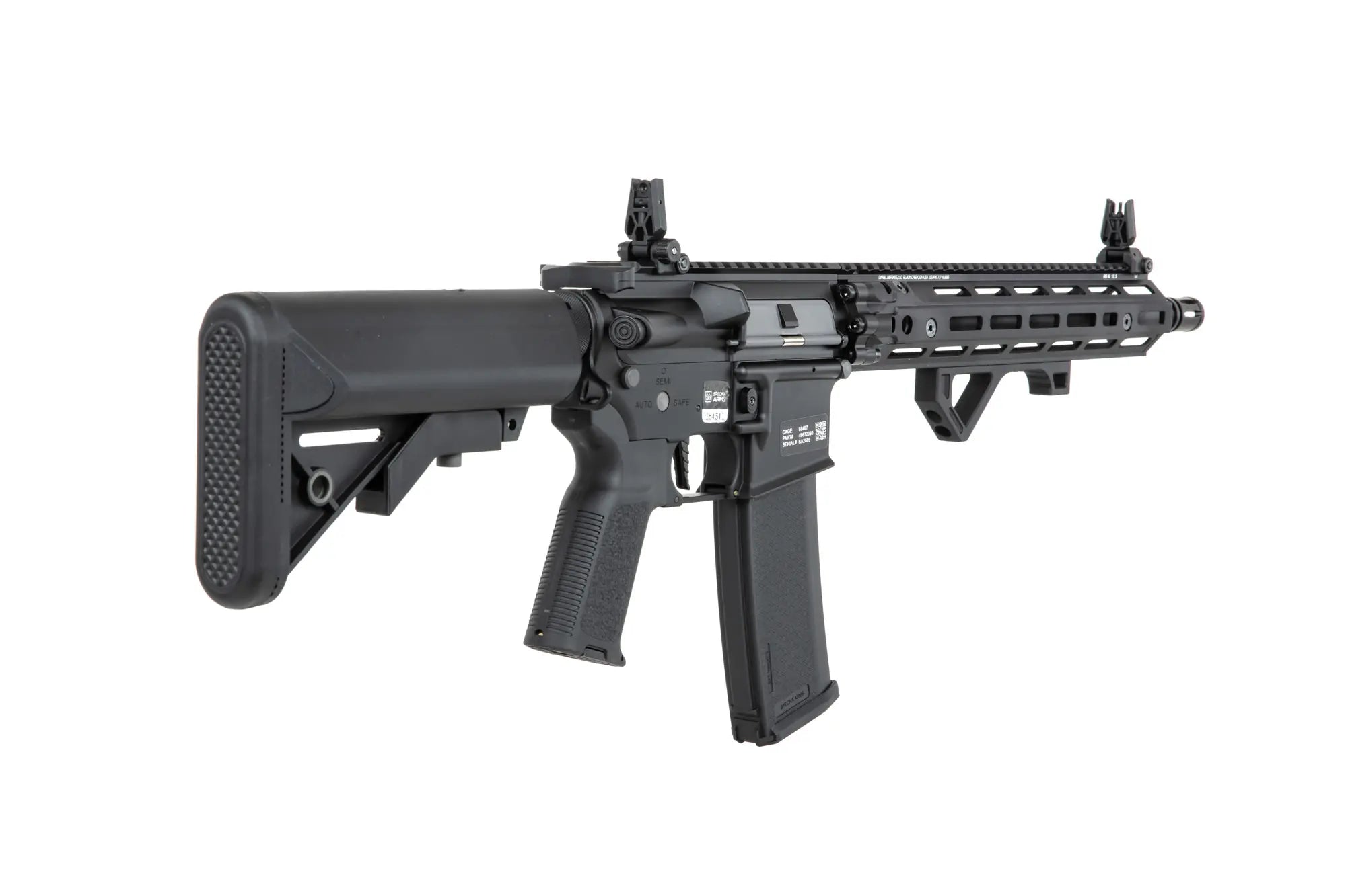 Daniel Defense® RIS III 12.5” SA-P28 Prime™ HAL ETU harjattomalla moottorilla –musta