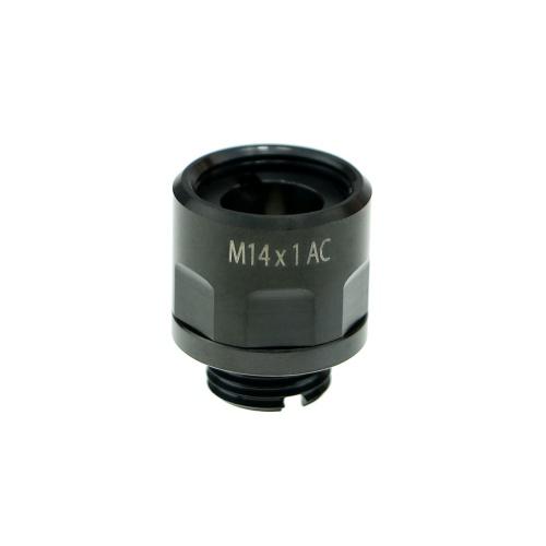 A01 pistol silencer adapter 11mm CW -> 14mm CCW - black