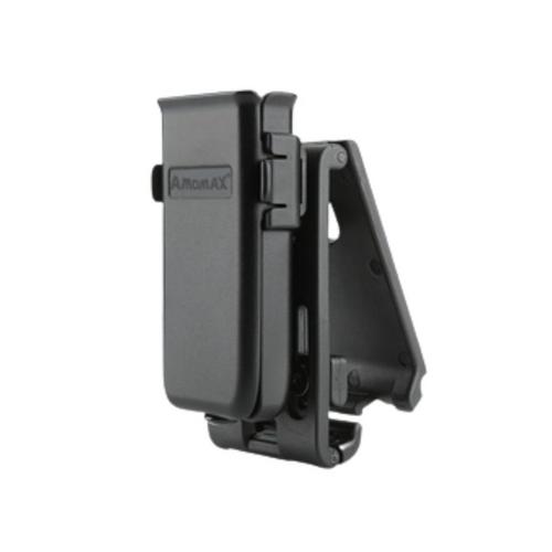 Universal pistol magazine holster, belt mount