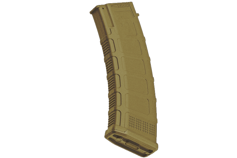 DMAG AK74 variable-cap, magazine 30/135 bullets - FDE