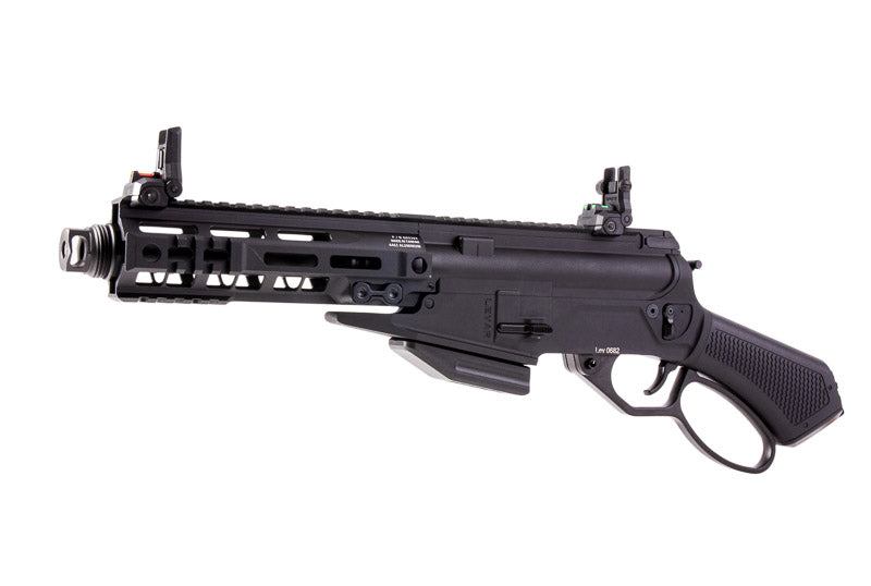 LevAR 7" gas-operated lever-action airsoft rifle