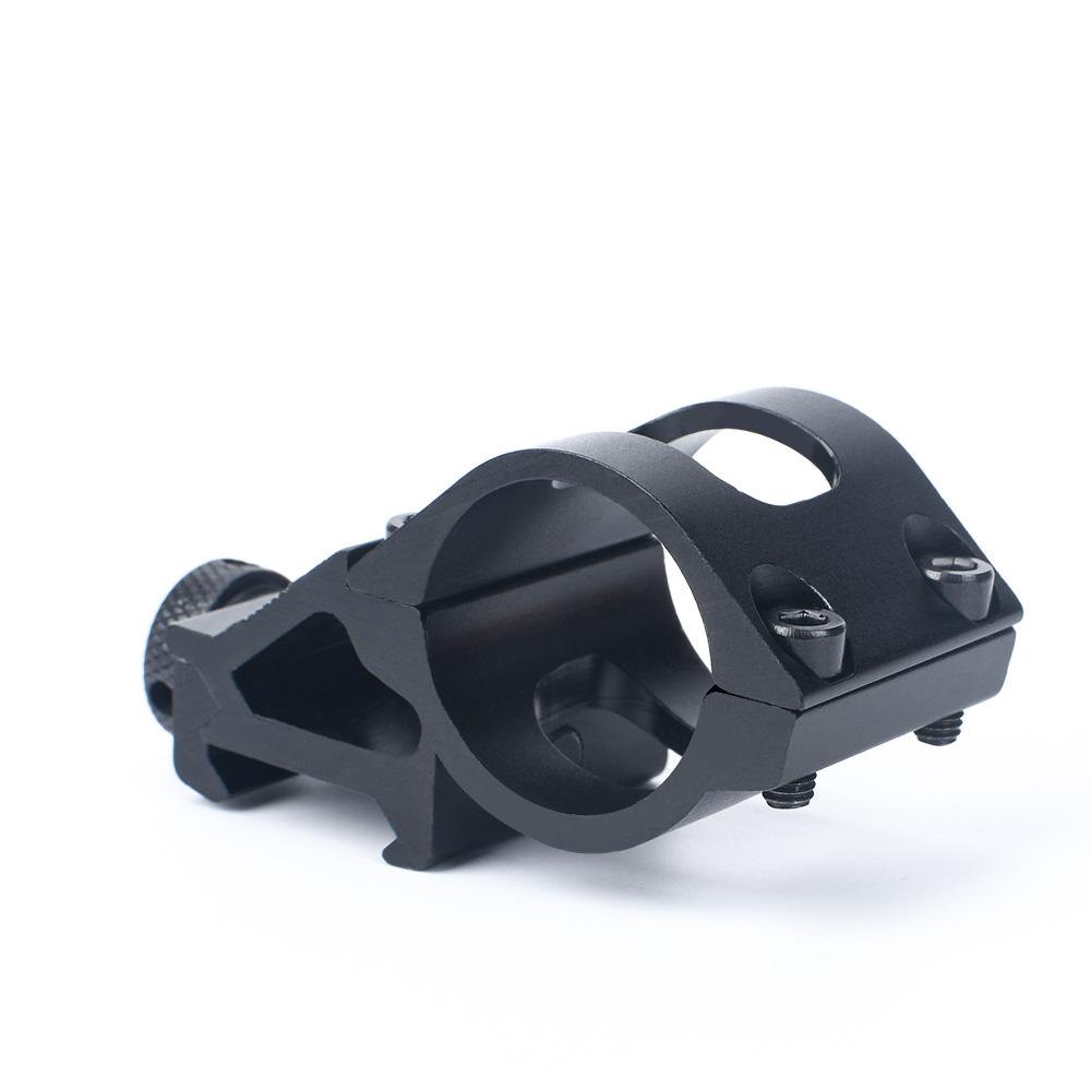 1" weaponlight / torch / laser RIS/ Picatinny 45° offset mount - Black