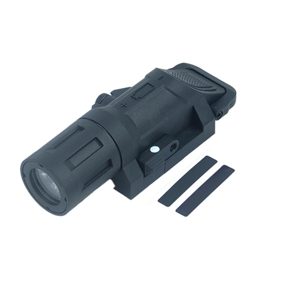 WADSN WML Tactical asevalo strobolla ja jatkuvalla valolla, lyhyt malli - musta