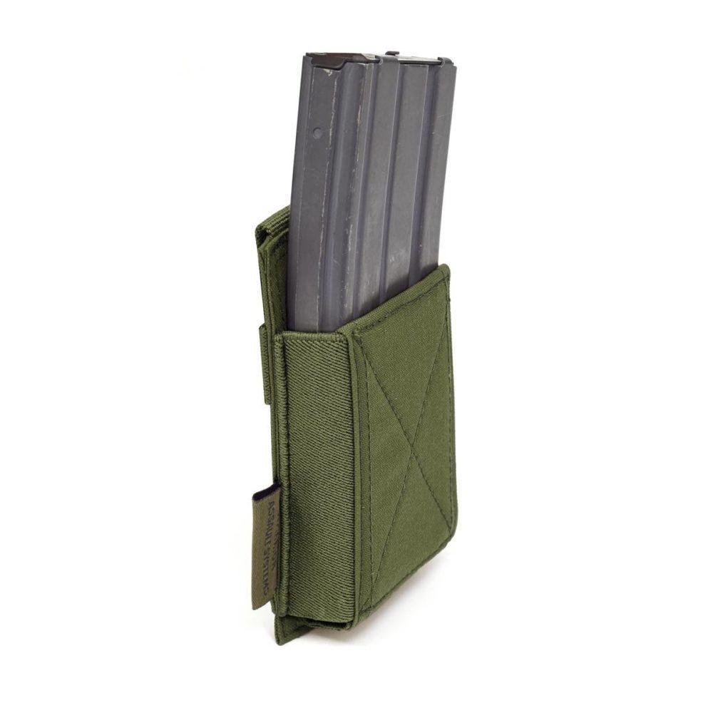 Assault System Elastic Magazine Pouch - OD
