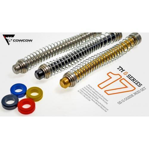 Technology steel recoil spring guide Marui Glock 17/18C/22/34 - silver