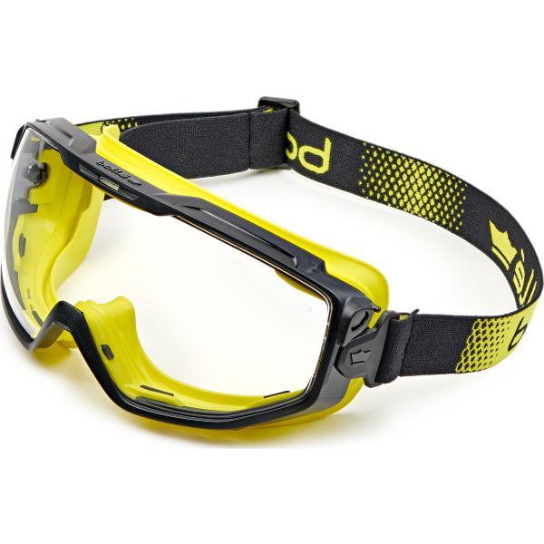 Universal Goggle, safety glasses with straps - clear lens