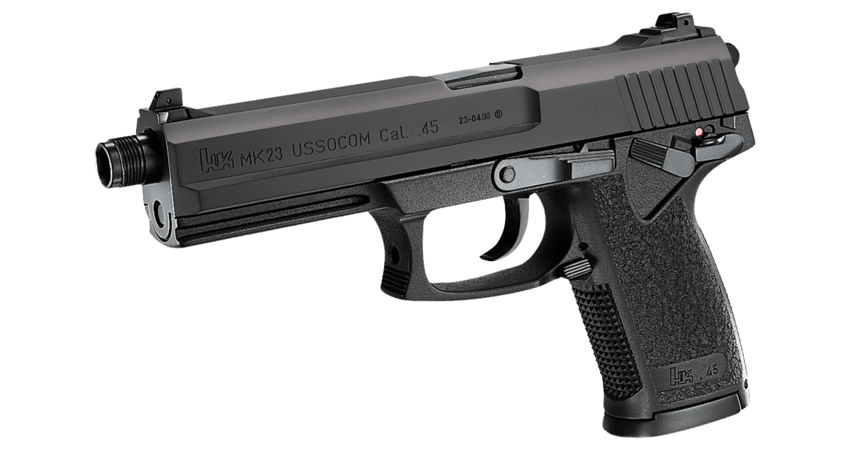H&K .45 Socom MK23 High Grade, hop-up, bow pistol