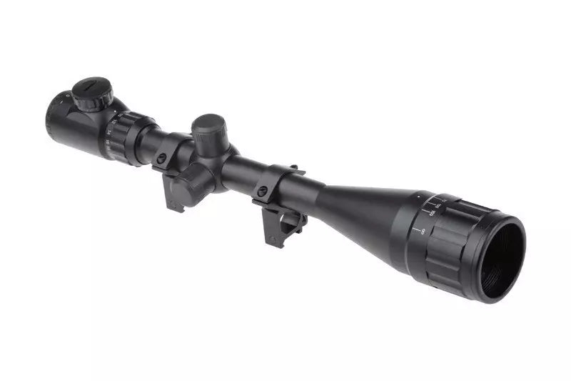 Theta Optics 6–24×50 AOEG Scope (Illuminated Mil-Dot)