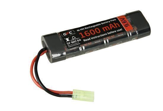 GFC Energy 1600mAh 9.6v NiMh (miniliitin)