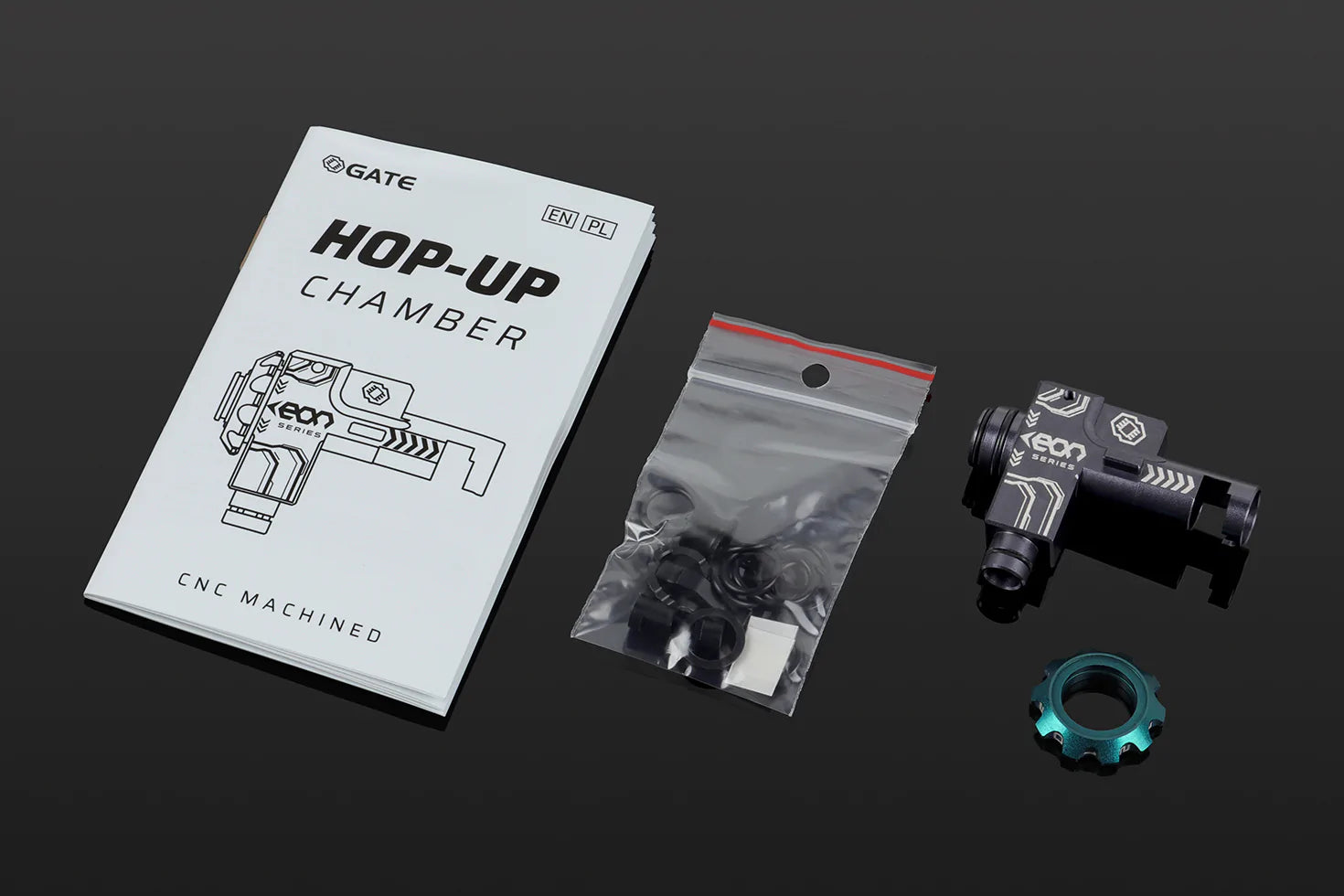 EON Hop-up unit - cyan body+orange adjustment ring