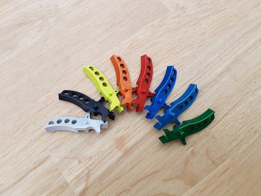 CNC trigger M4/AR15 - D, silver