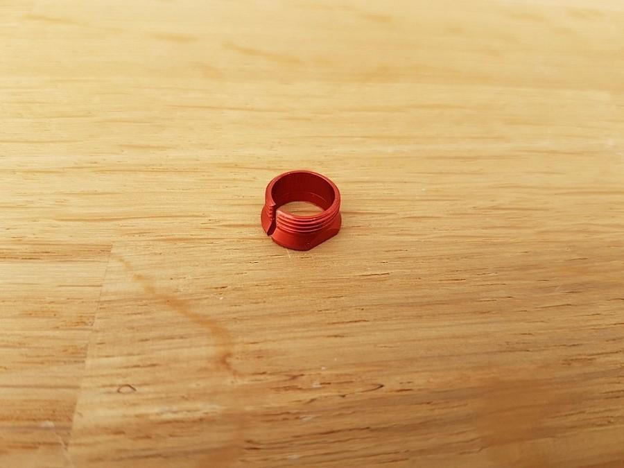 Hop-up chamber split collar nut