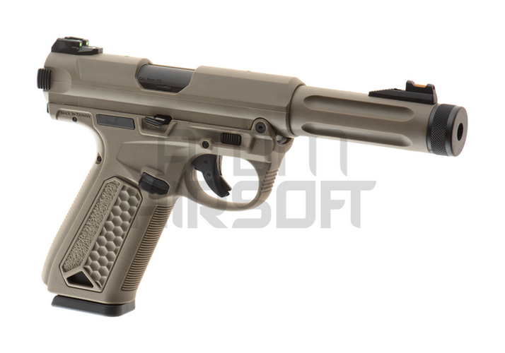 Action Army AAP-01 kaasupistooli, kertatuli/sarjatuli - hiekka