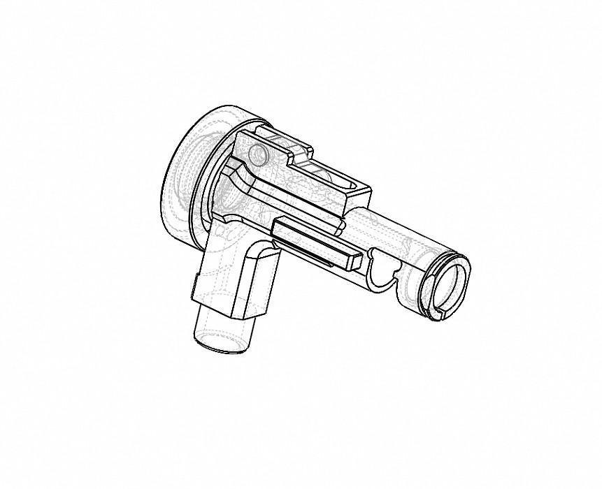 CNC-machined ICS AR15/M4 hop-up chamber