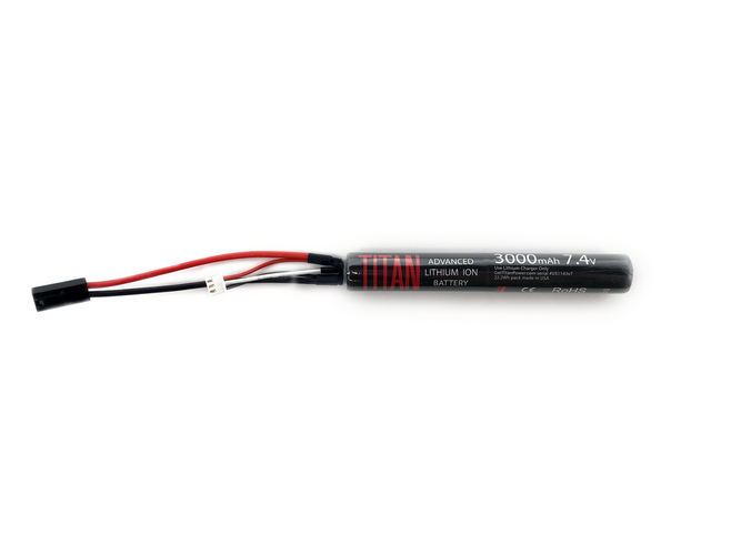 3000mAh 7.4V stick battery - mini connector