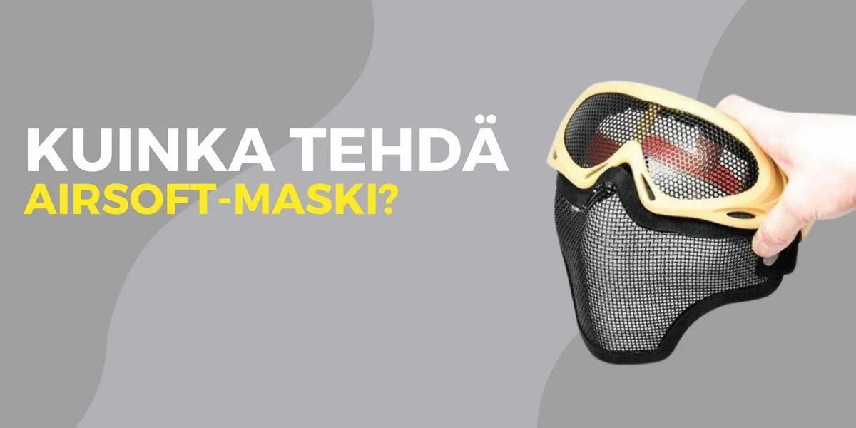 Tee-se-itse airsoft-maski