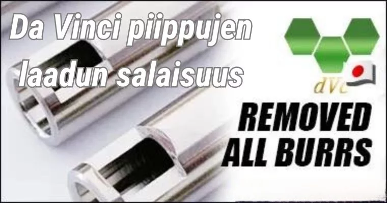 Miten Da Vinci poistaa purseet airsoft tarkkuuspiipuistaan?