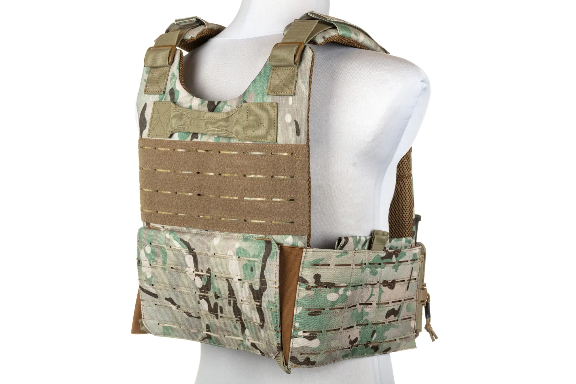 QR Plate Carrier Combat Vest - Multicam