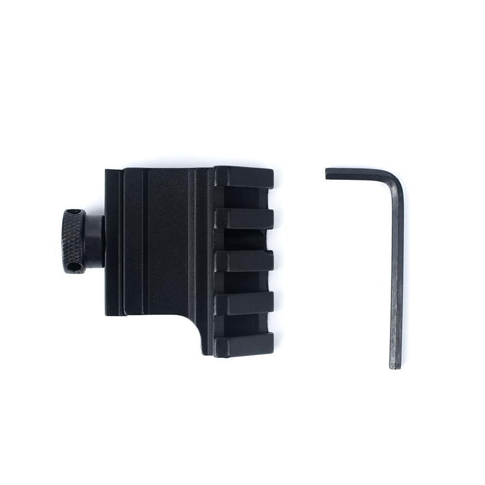 45° offset RIS/Picatinny rail - Black