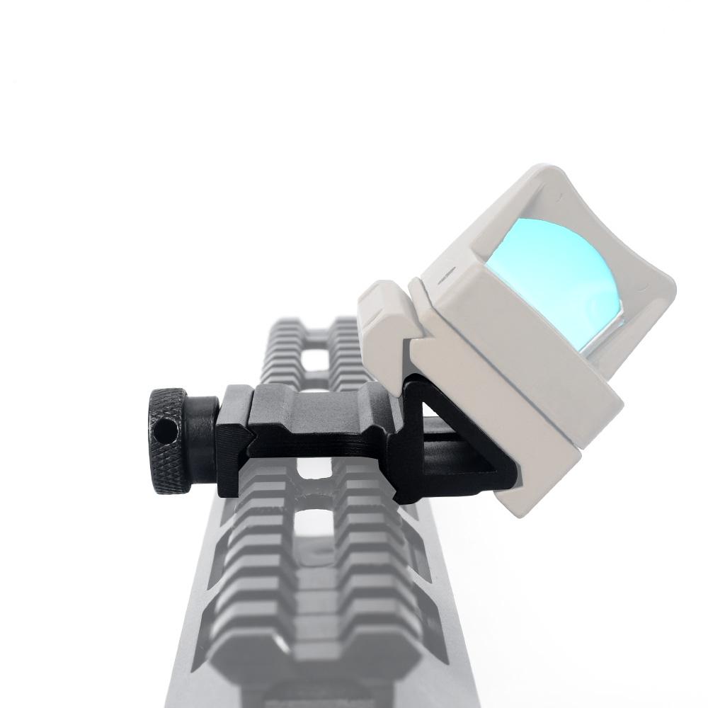 45° offset RIS/Picatinny rail - Black