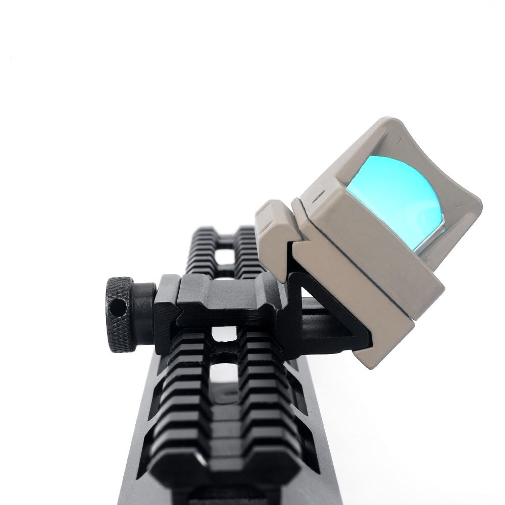 45° offset RIS/Picatinny rail - Black