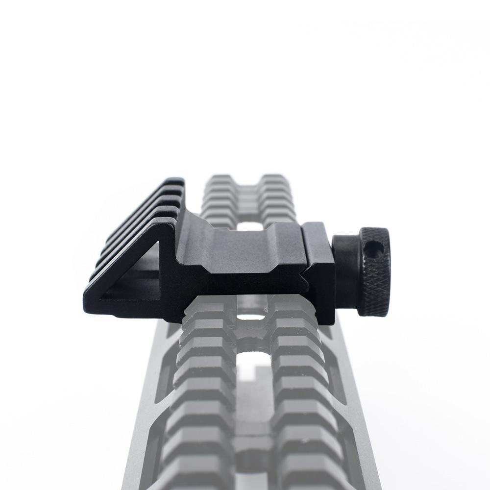 45° offset RIS/Picatinny rail - Black
