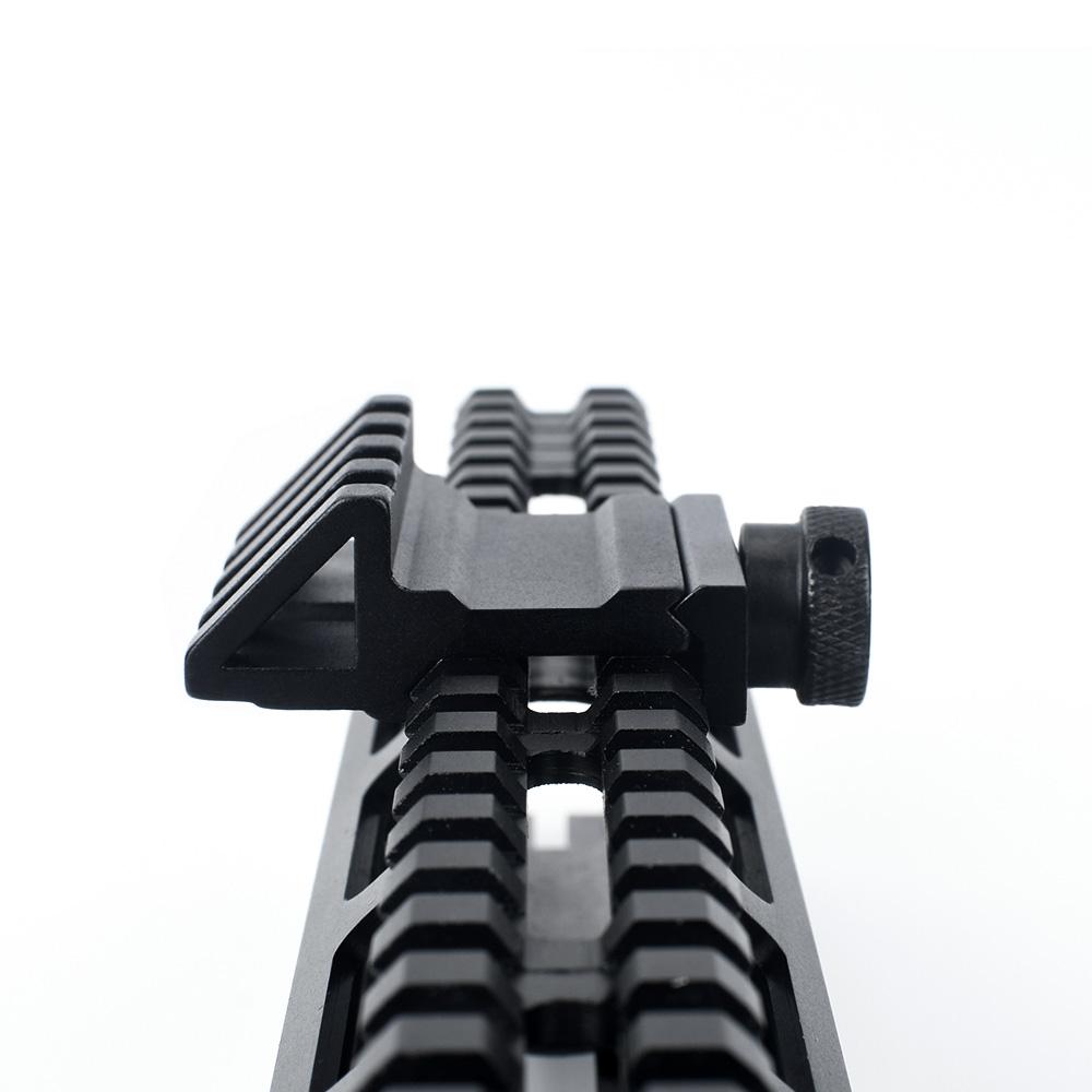 45° offset RIS/Picatinny rail - Black
