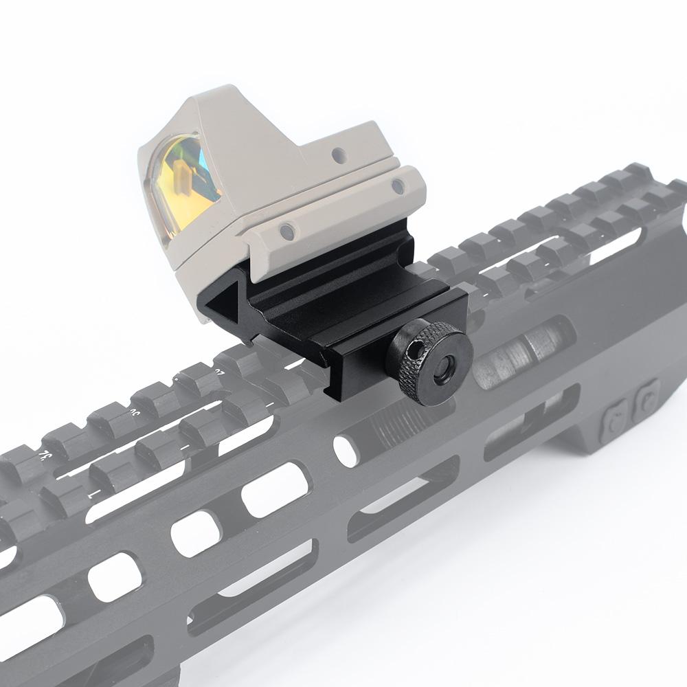 45° offset RIS/Picatinny rail - Black