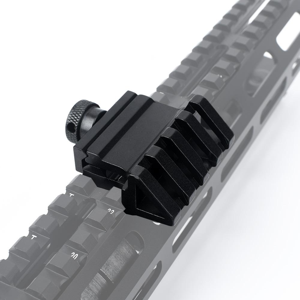 45° offset RIS/Picatinny rail - Black