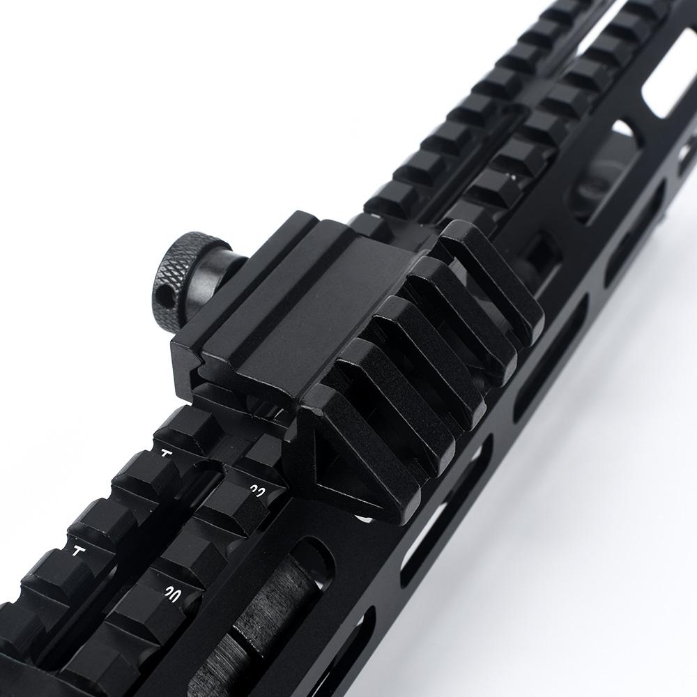 45° offset RIS/Picatinny rail - Black