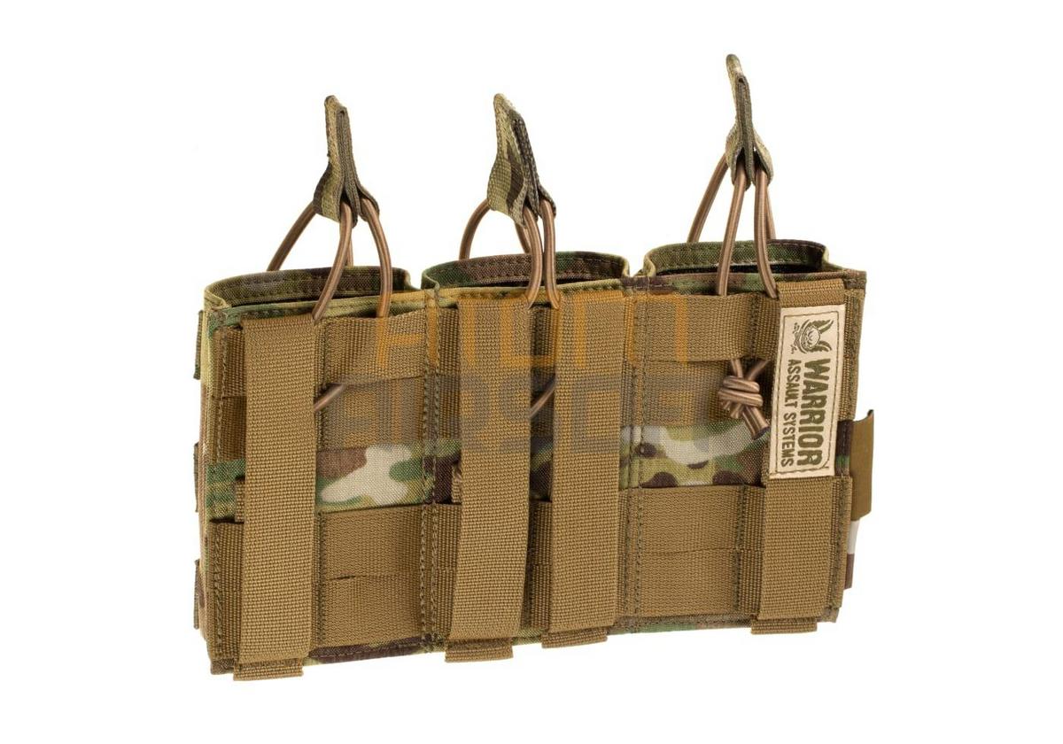 AR 5.56mm open top magazine pouch for three magazines - MultiCam