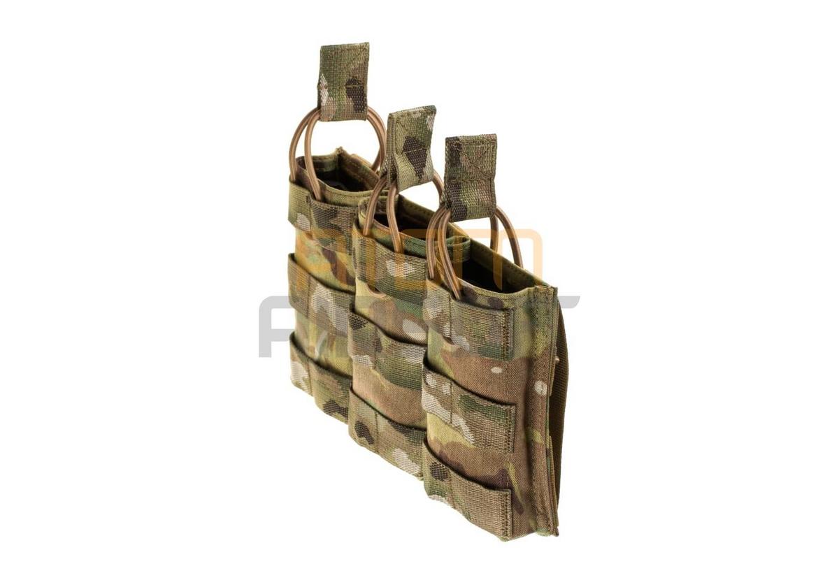 AR 5.56mm open top magazine pouch for three magazines - MultiCam
