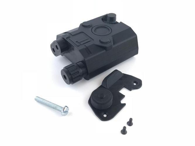 PEQ battery case, 3D printed