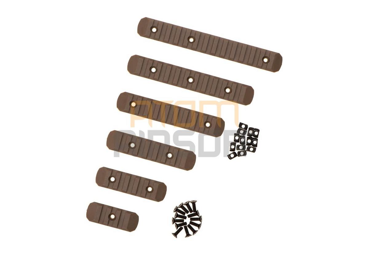 MP Keymod & M-LOK kiskopala, 6kpl - hiekka