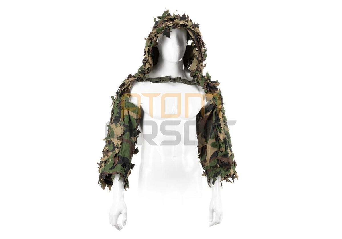 Sniper Bolero, camouflage cape - Woodland