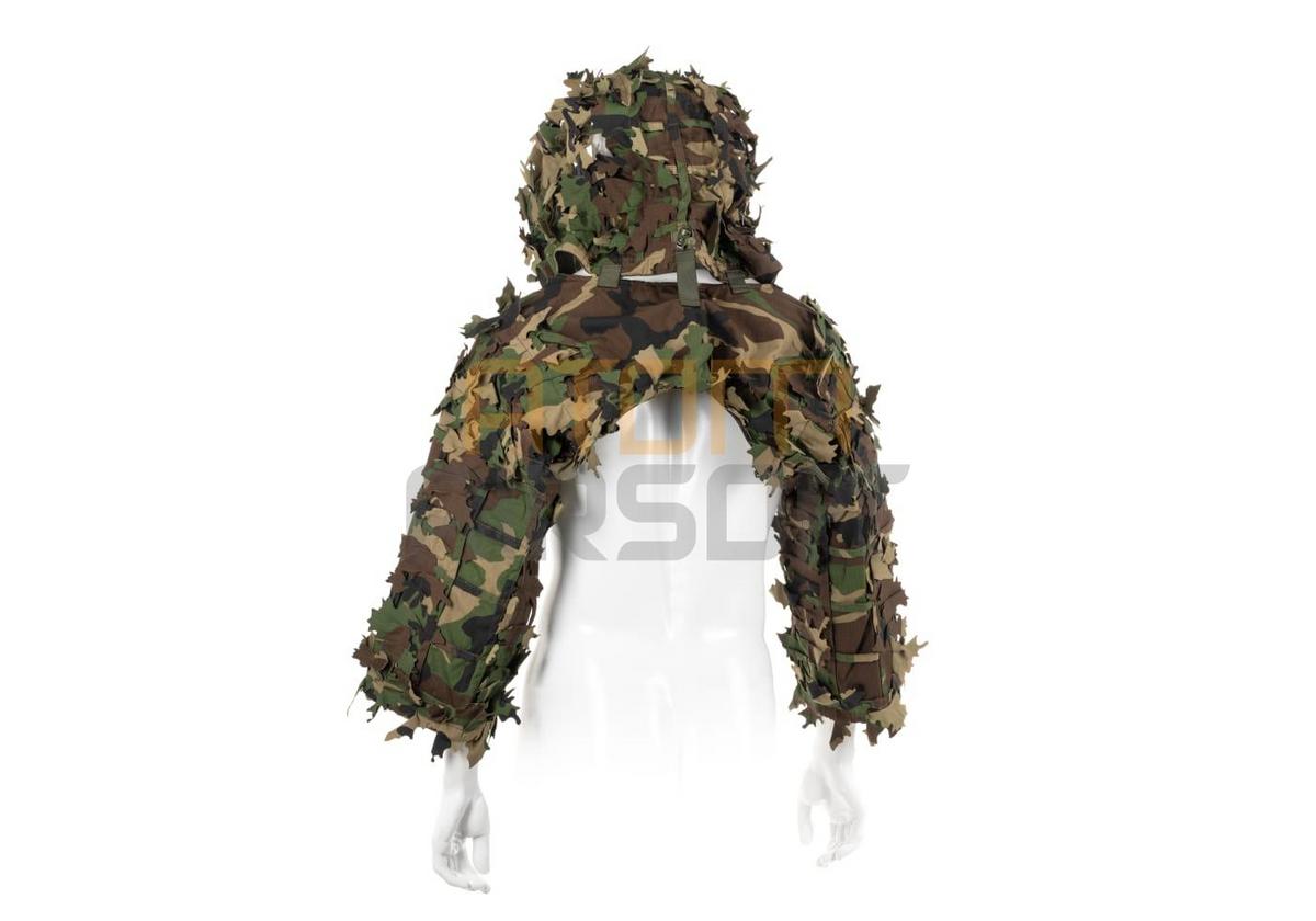 Sniper Bolero, camouflage cape - Woodland